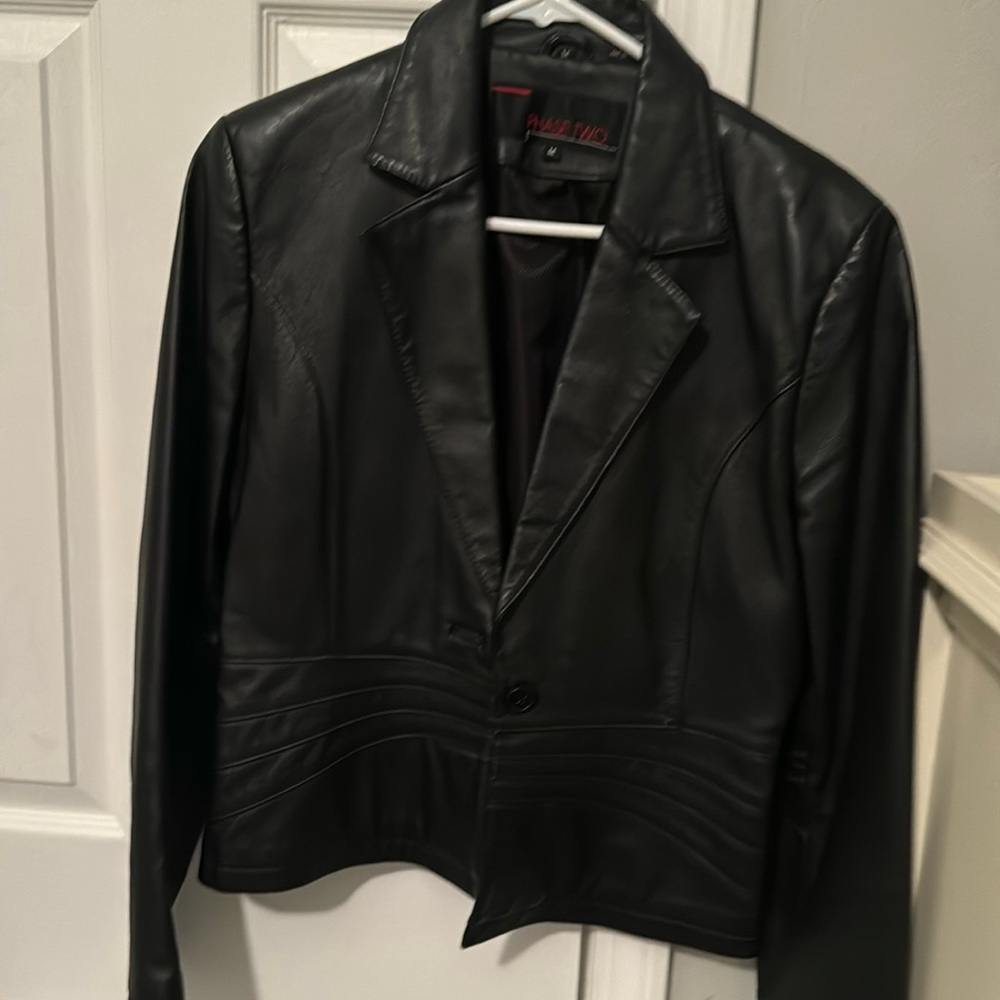 Leather jacket